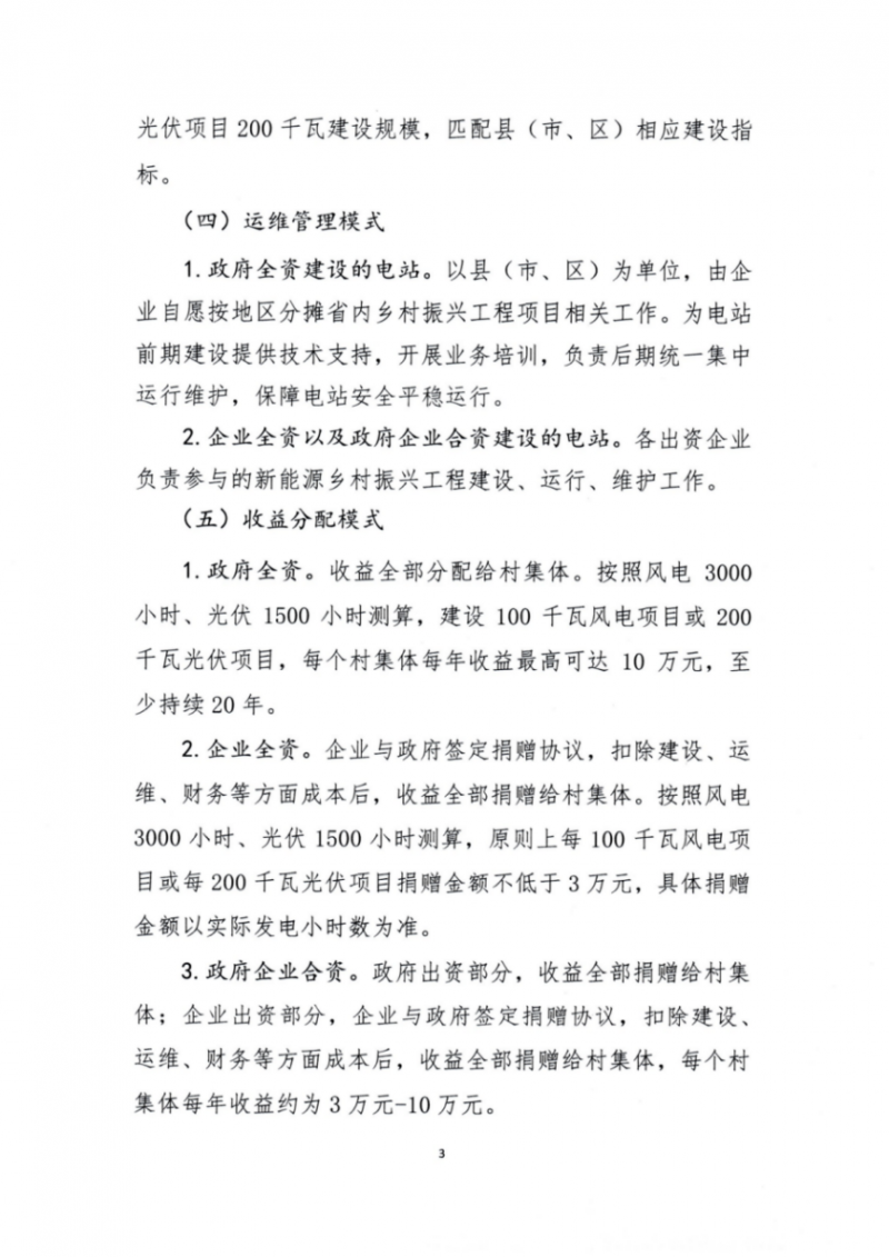 吉林省能源局發(fā)布全國首個出臺的省級“新能源+鄉(xiāng)村振興”方案！