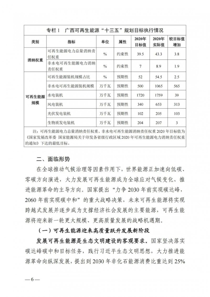 廣西“十四五”規(guī)劃：大力發(fā)展光伏發(fā)電，到2025年新增光伏裝機(jī)15GW！