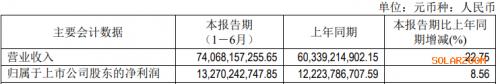 連拋兩項(xiàng)百億元投資計劃 千億光伏龍頭營收凈利雙增長