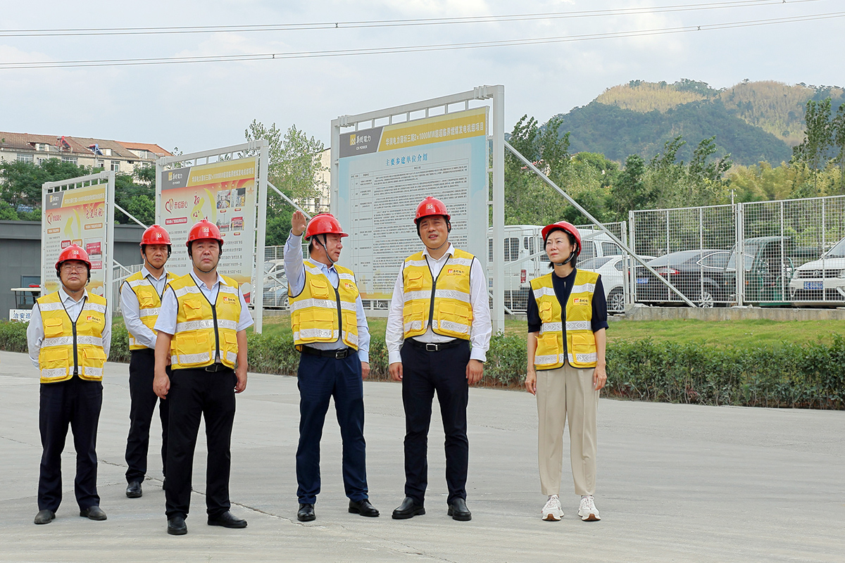 華潤集團韓嵩副總經理赴華潤電力咸寧公司調研